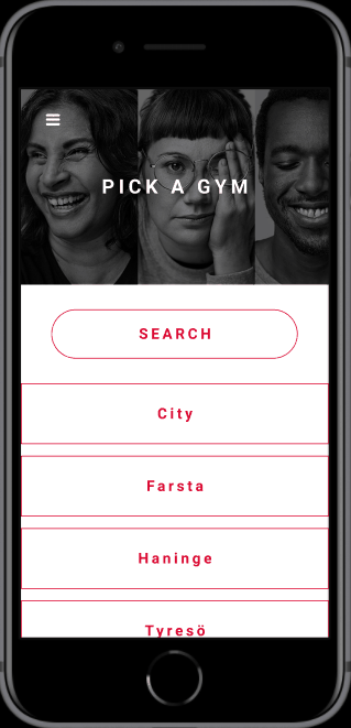 gym app prototype